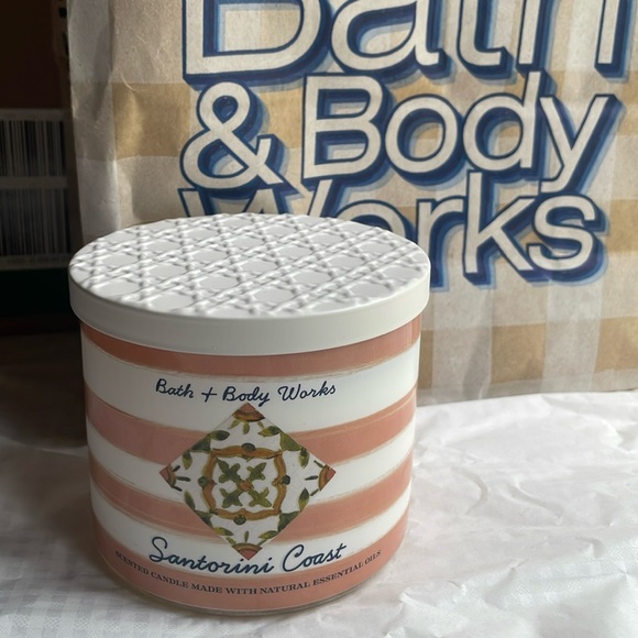 Bath & Body Works Other - Santorini Coast Bath and Body Works 3wick candle